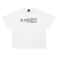 Plaid Tee, White