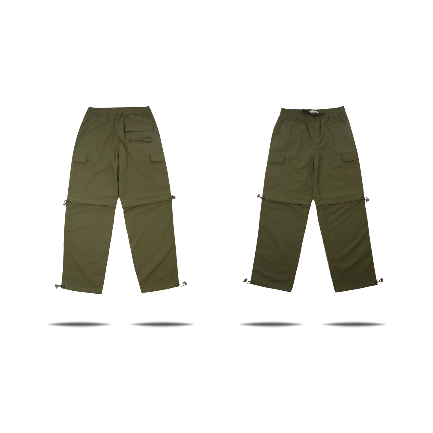 Detachable Parachutes, in olive