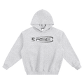 Plaid Hoodie Grey