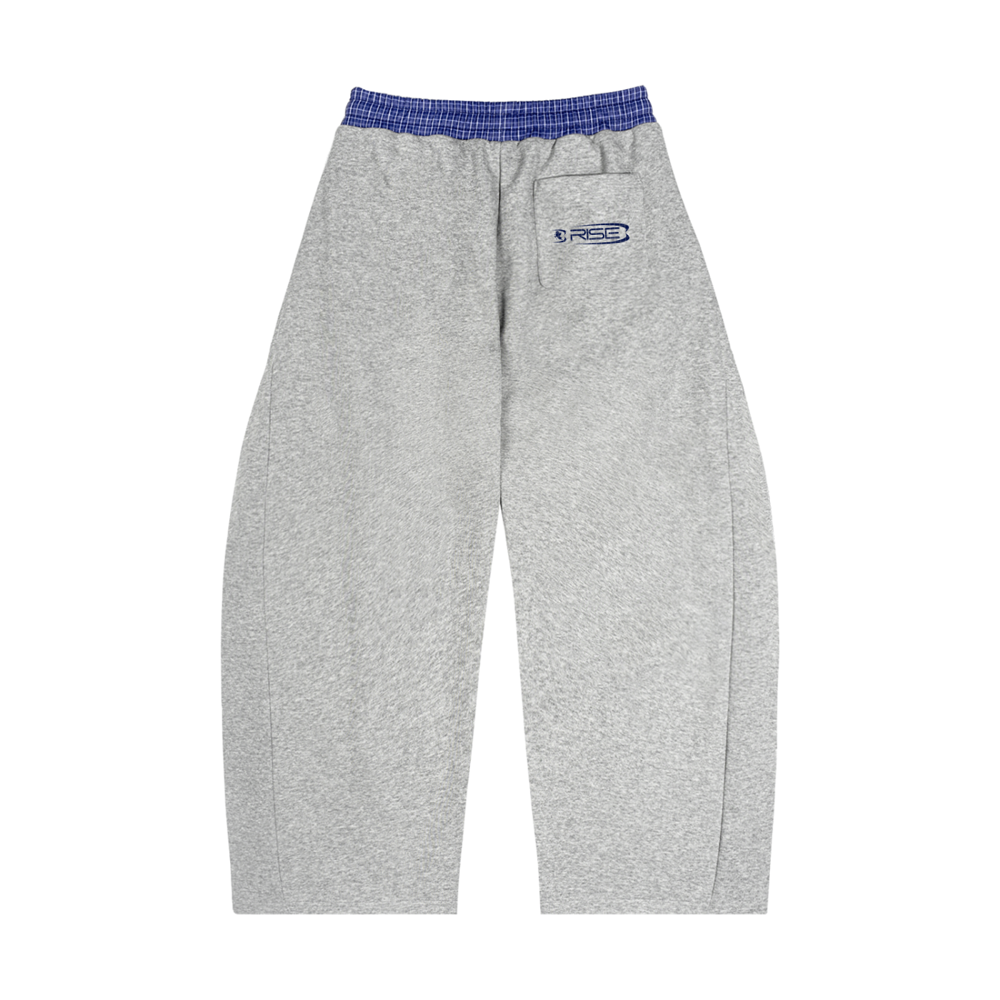 Plaid Barrel/baggy Trackies