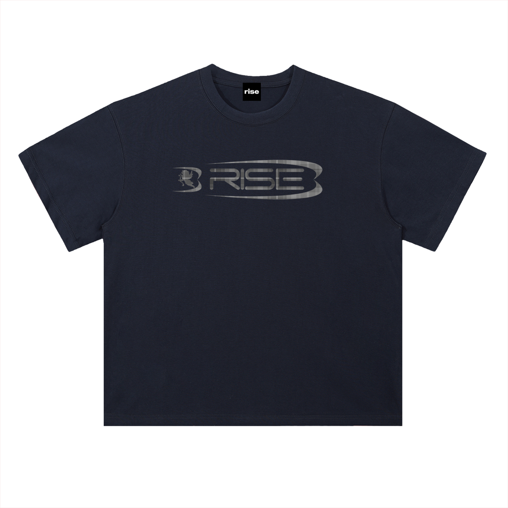 Plaid Tee, Navy