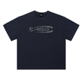 Plaid Tee, Navy