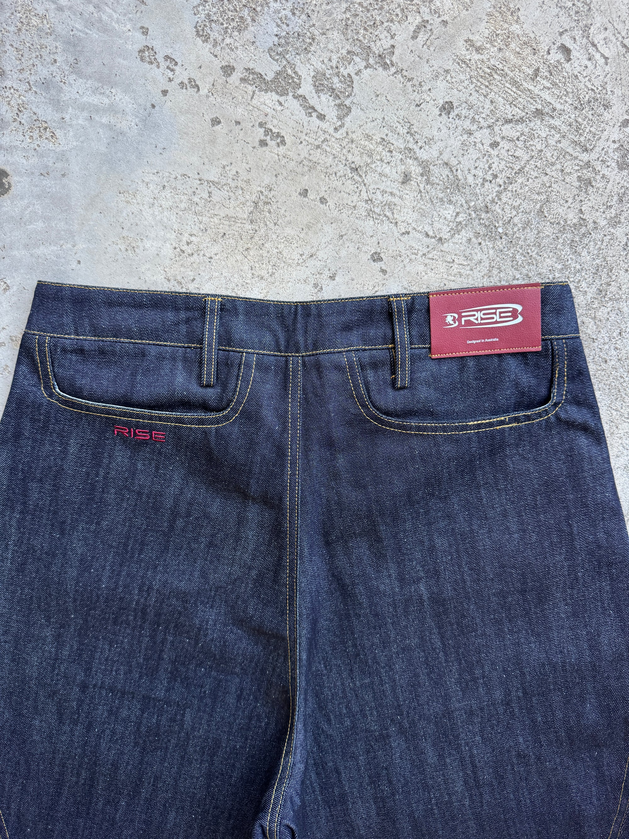 Raw Denim Jorts, Indigo