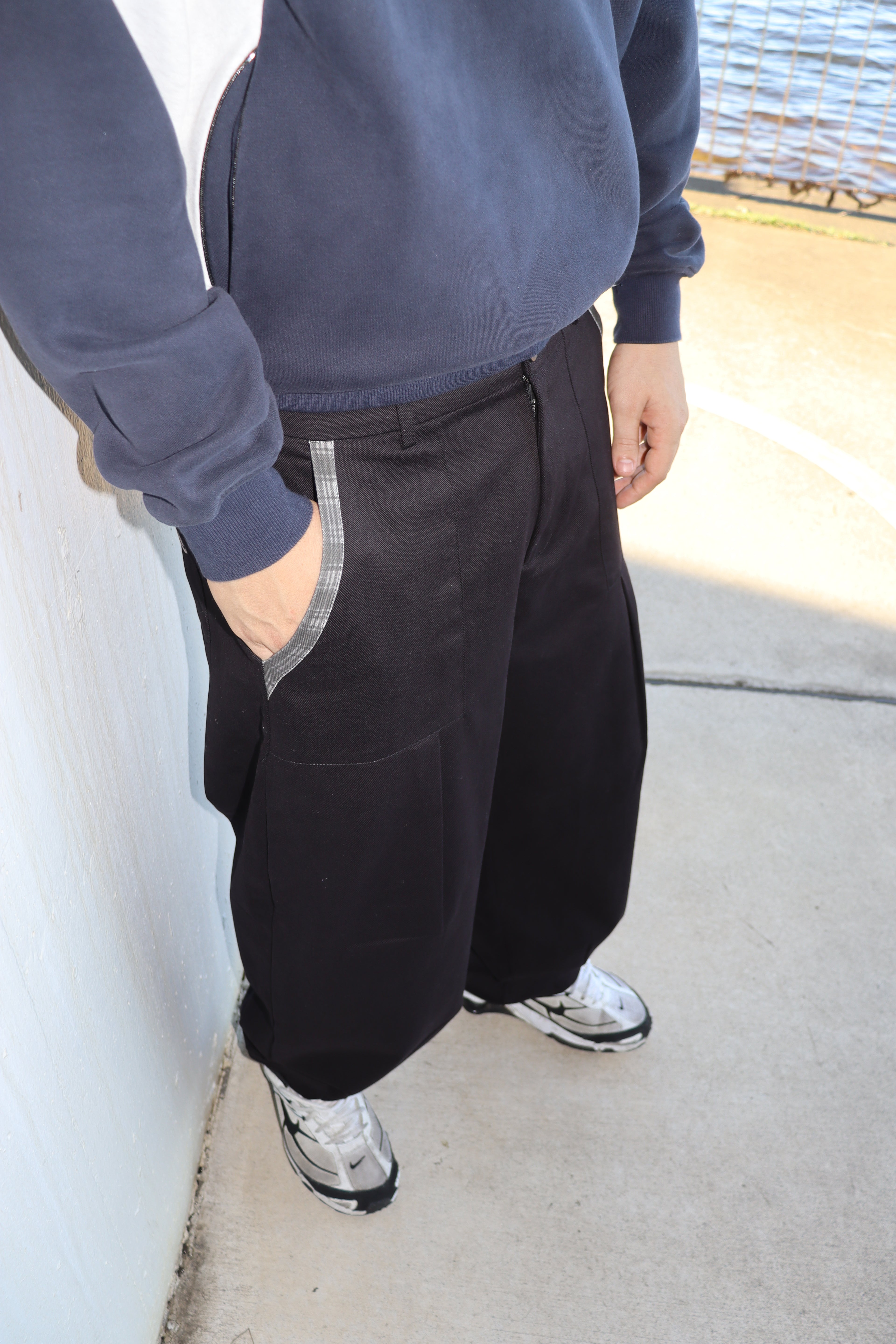 Balloon Plaid Pant