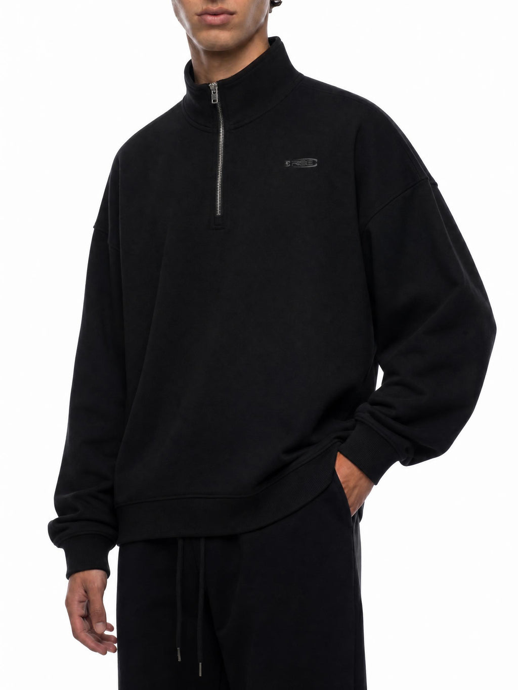 Quarter-Zip Black