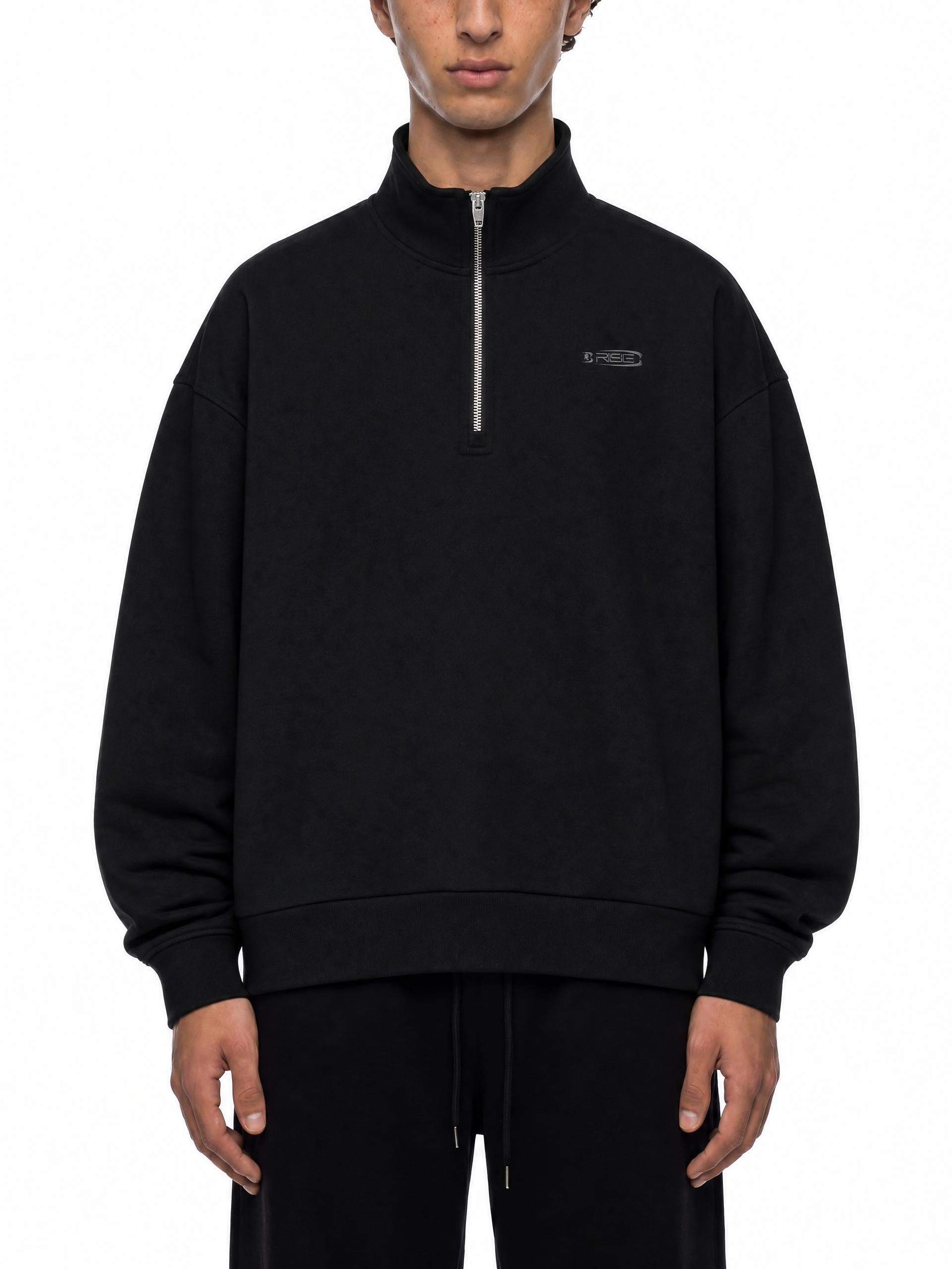 Quarter-Zip Black