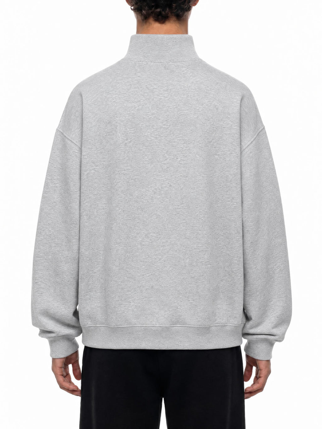 Quarter-Zip, Grey