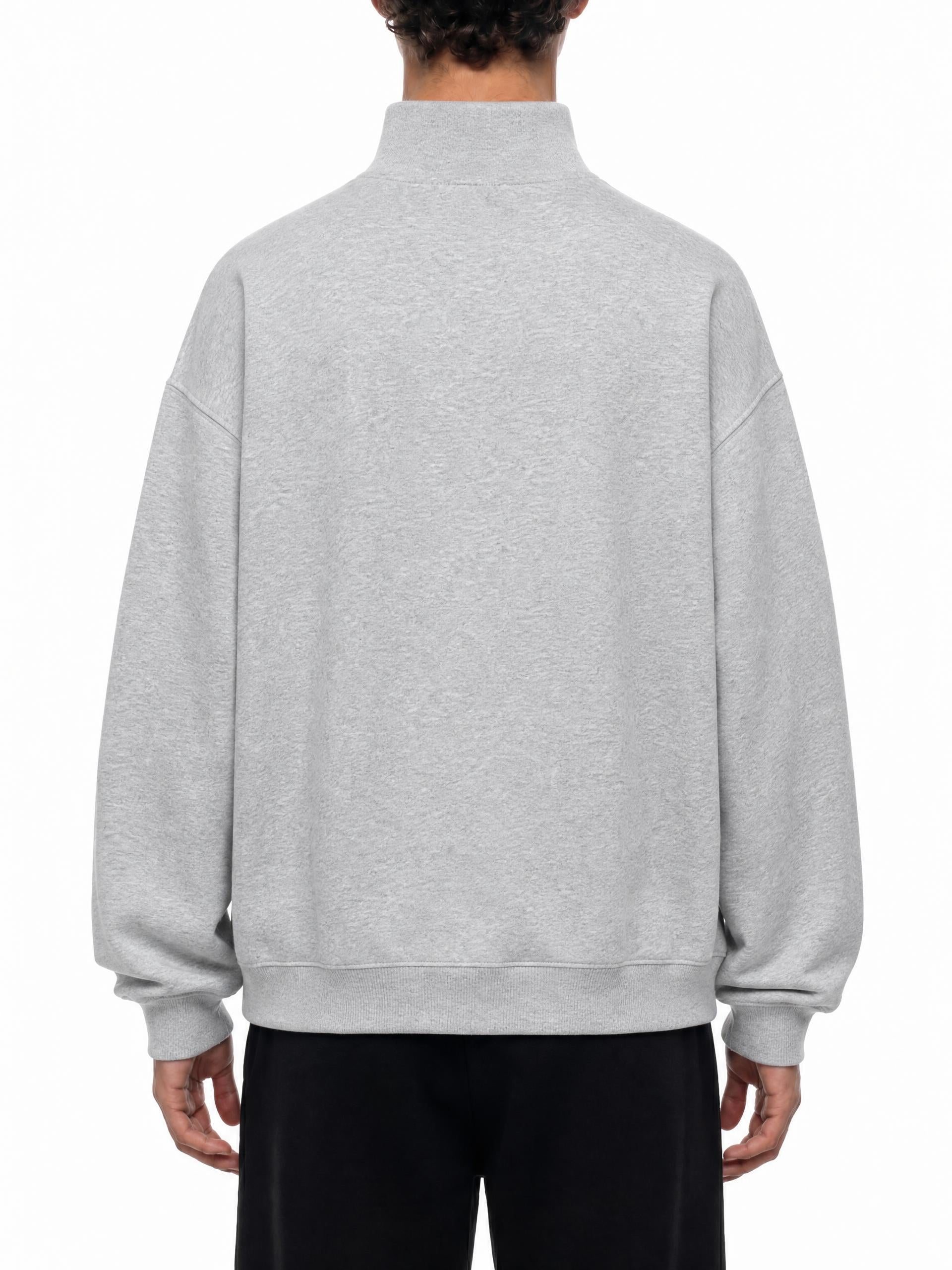 Quarter-Zip, Grey