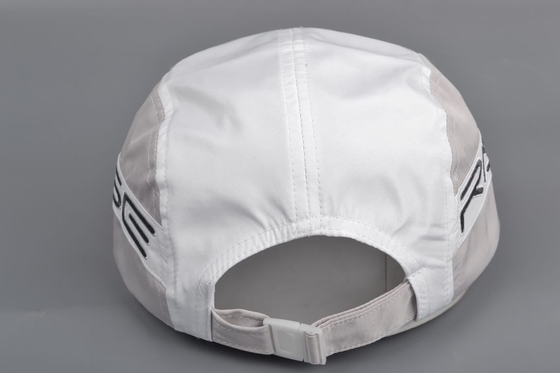 Cap, in White and Grey