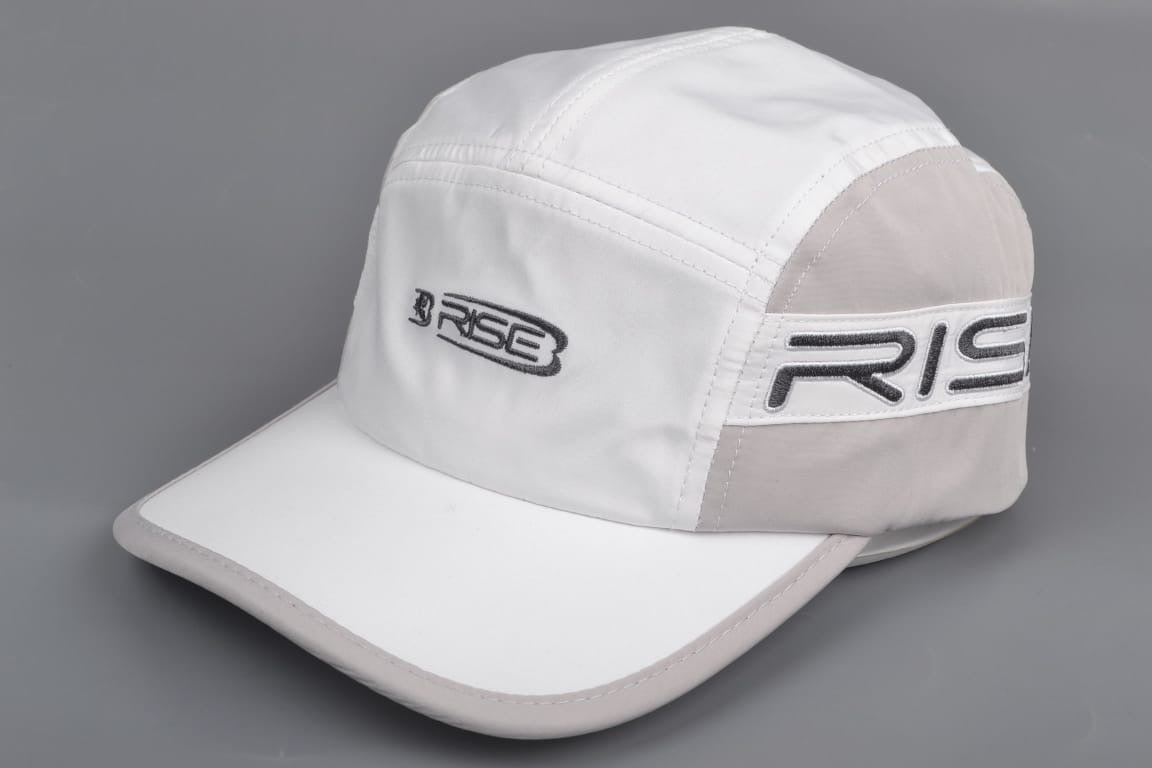 Cap, in White and Grey