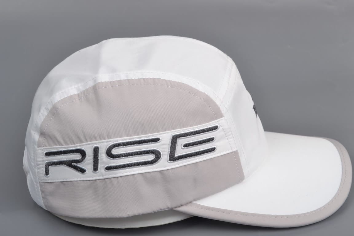 Cap, in White and Grey