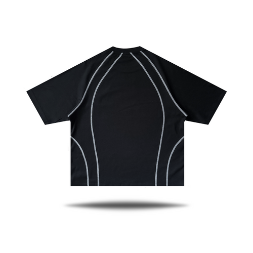Contrast Tee, Black