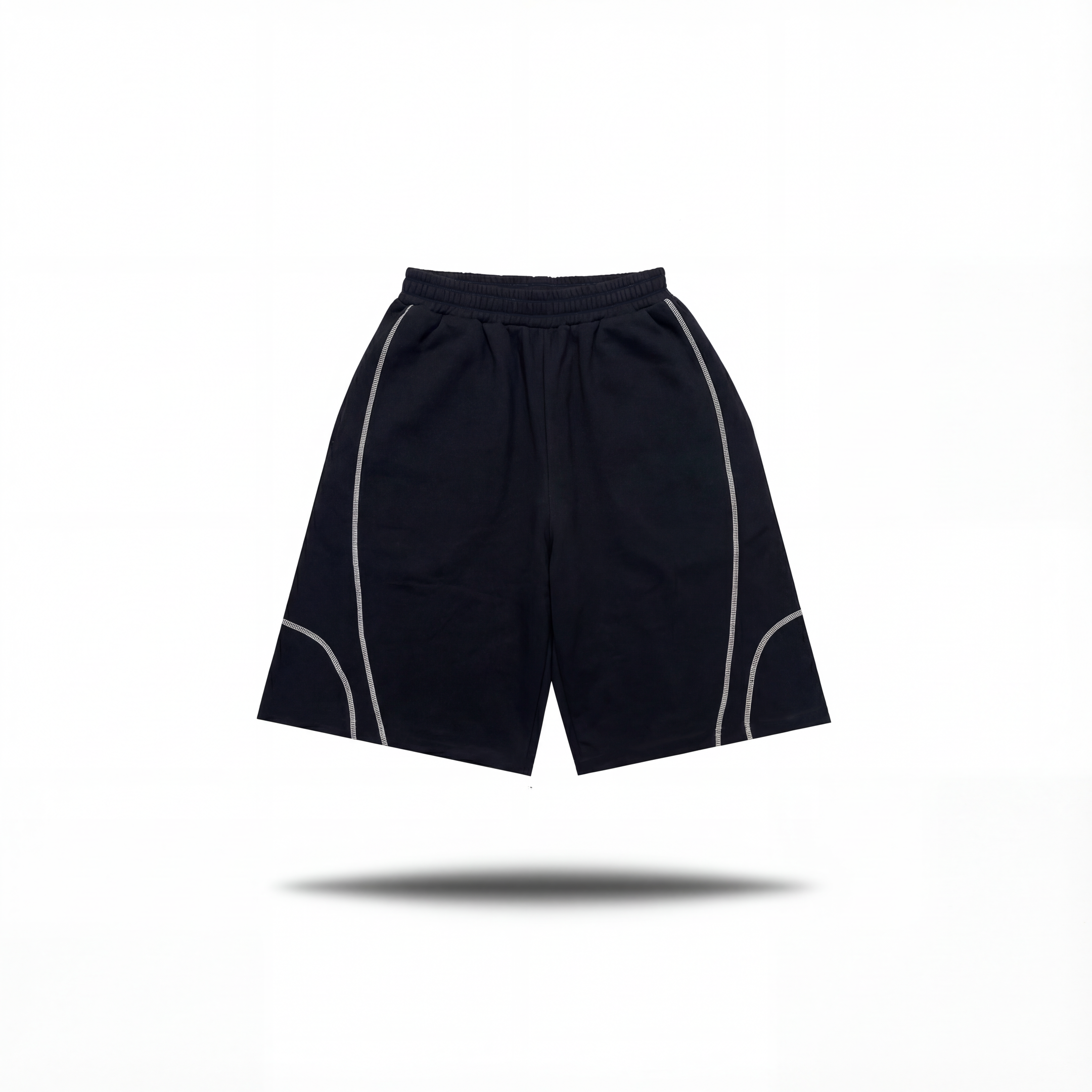 Contrast Shorts, Black