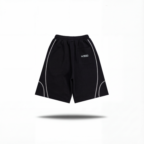Contrast Shorts, Black