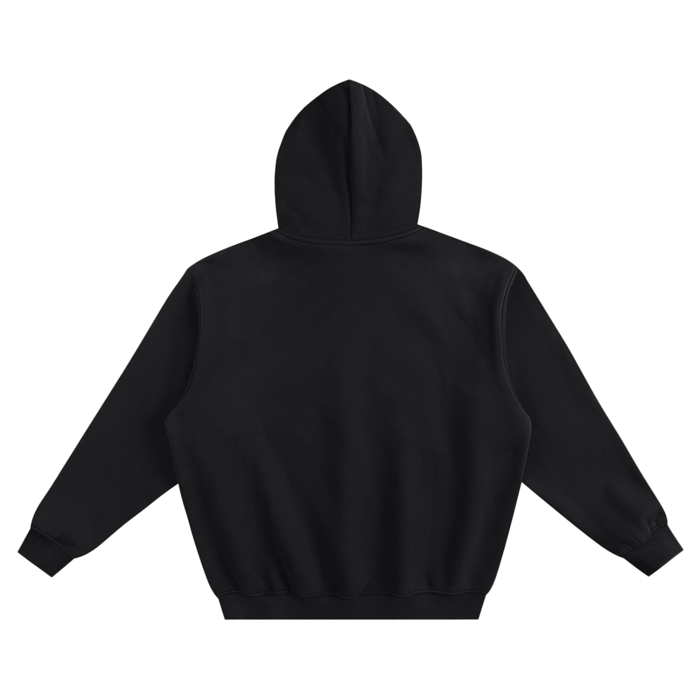 Plaid Boxy Hoodie black