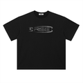 Black Plaid Tee
