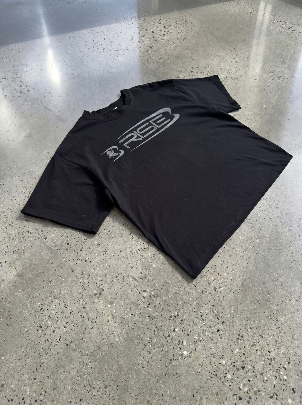 Plaid Tee, Black