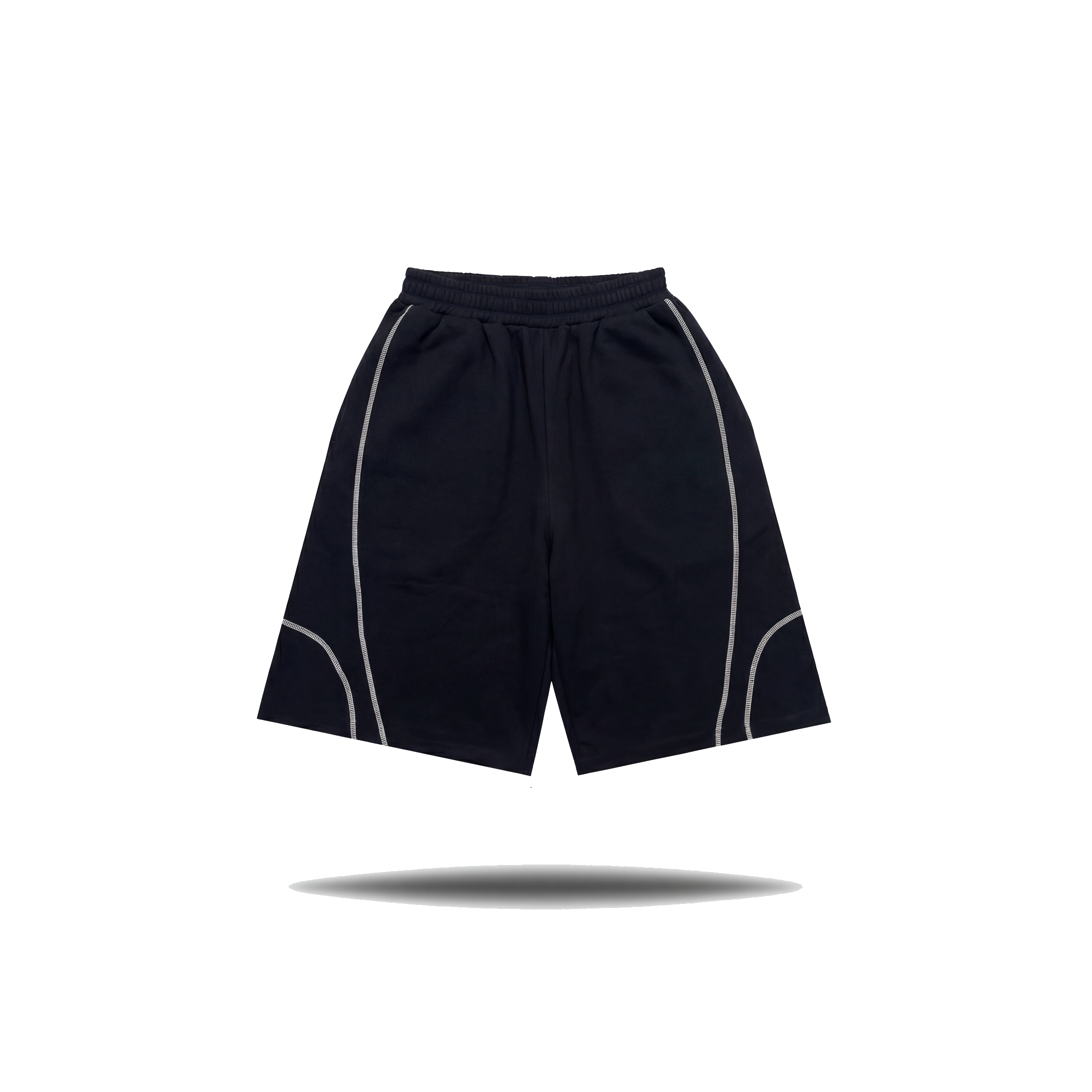 Contrast Shorts, Black