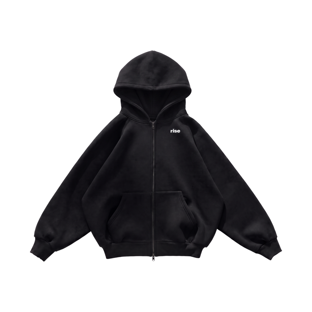 Core Zip-up Hoodie, Black