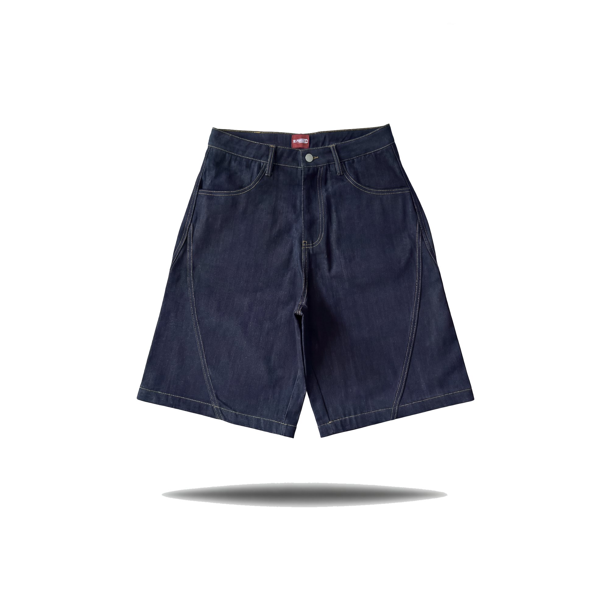 Raw Denim Jorts, Indigo