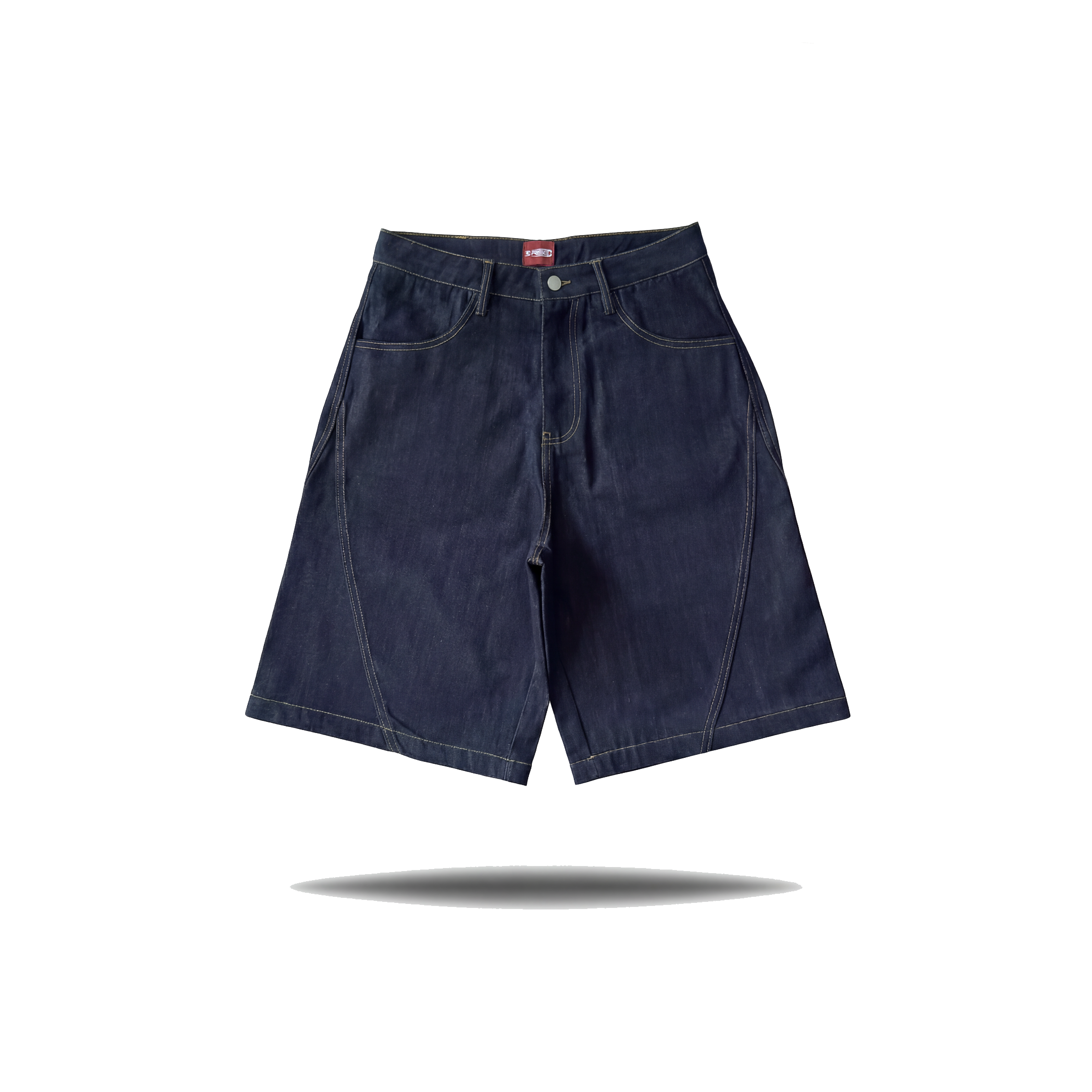 Raw Denim Jorts, Indigo
