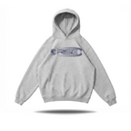 Glitch Hoodie Grey + Navy