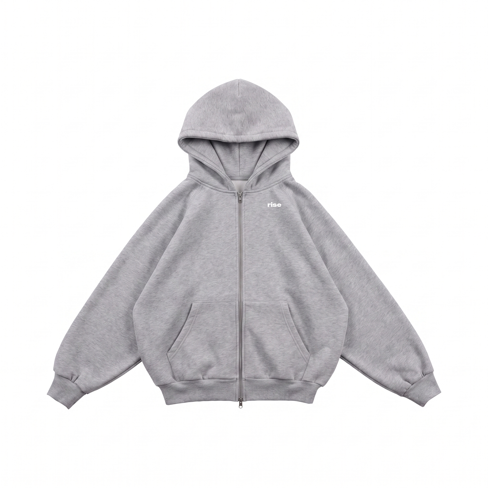 Core Zip-up Hoodie, Grey