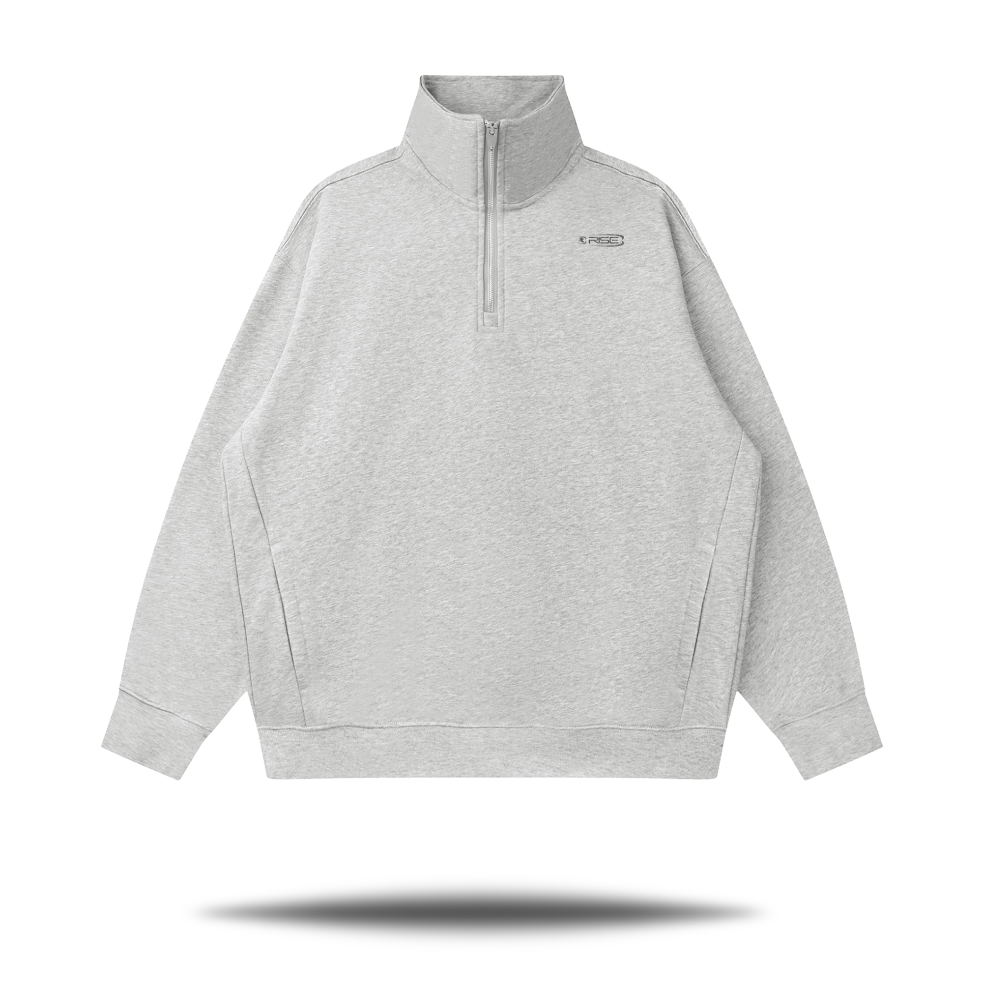 Quarter-Zip, Grey