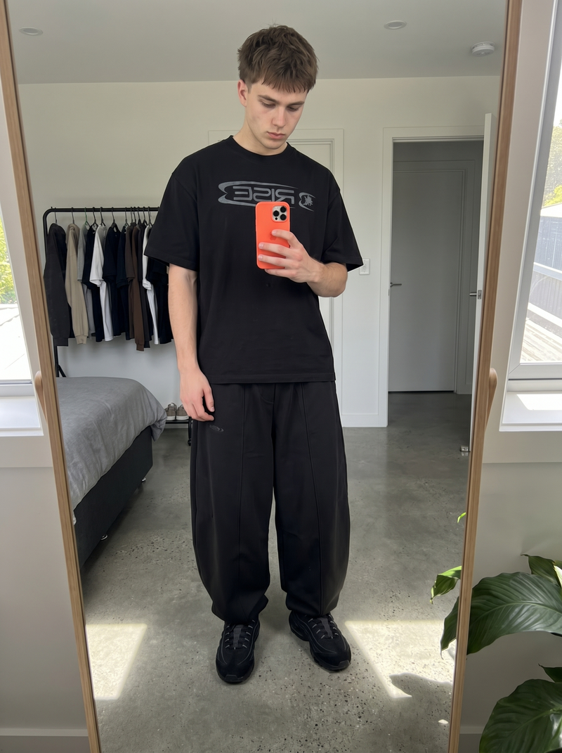 Customer wearing Rise