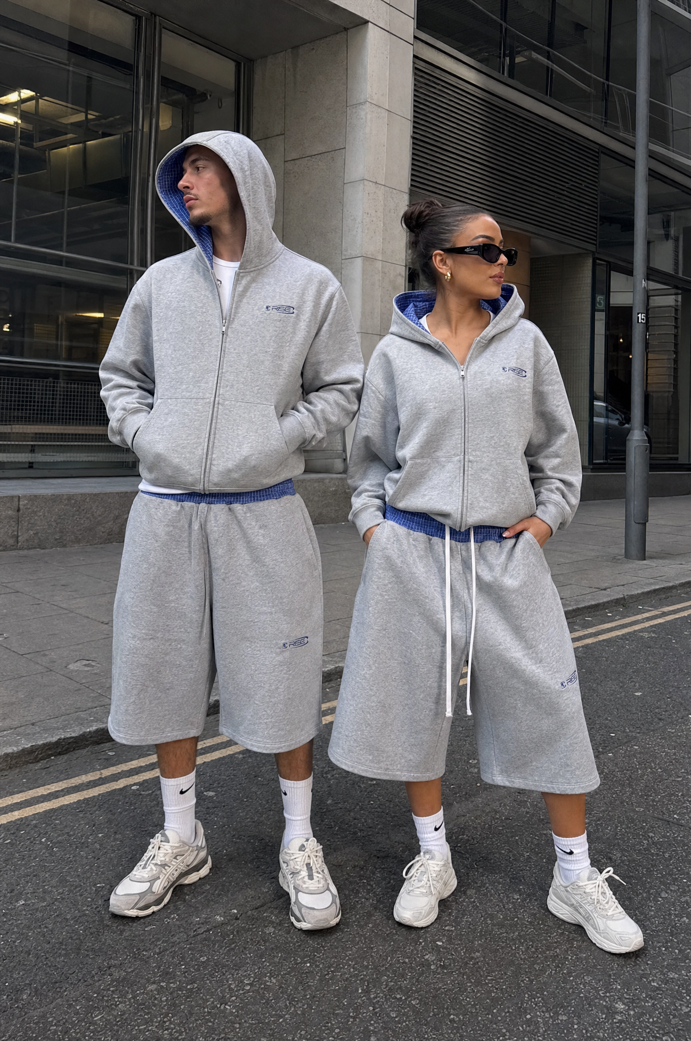 Baggy Shorts, Grey