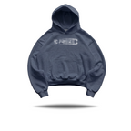 Glitch Hoodie, Blue-Grey