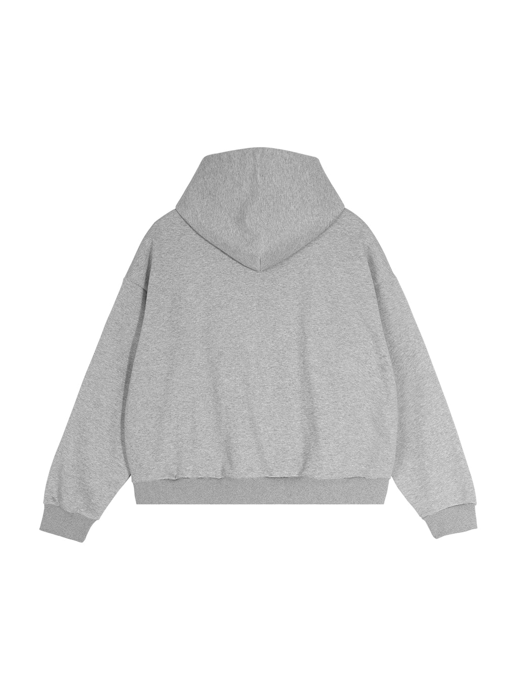 Plaid Boxy Zip Hoodie