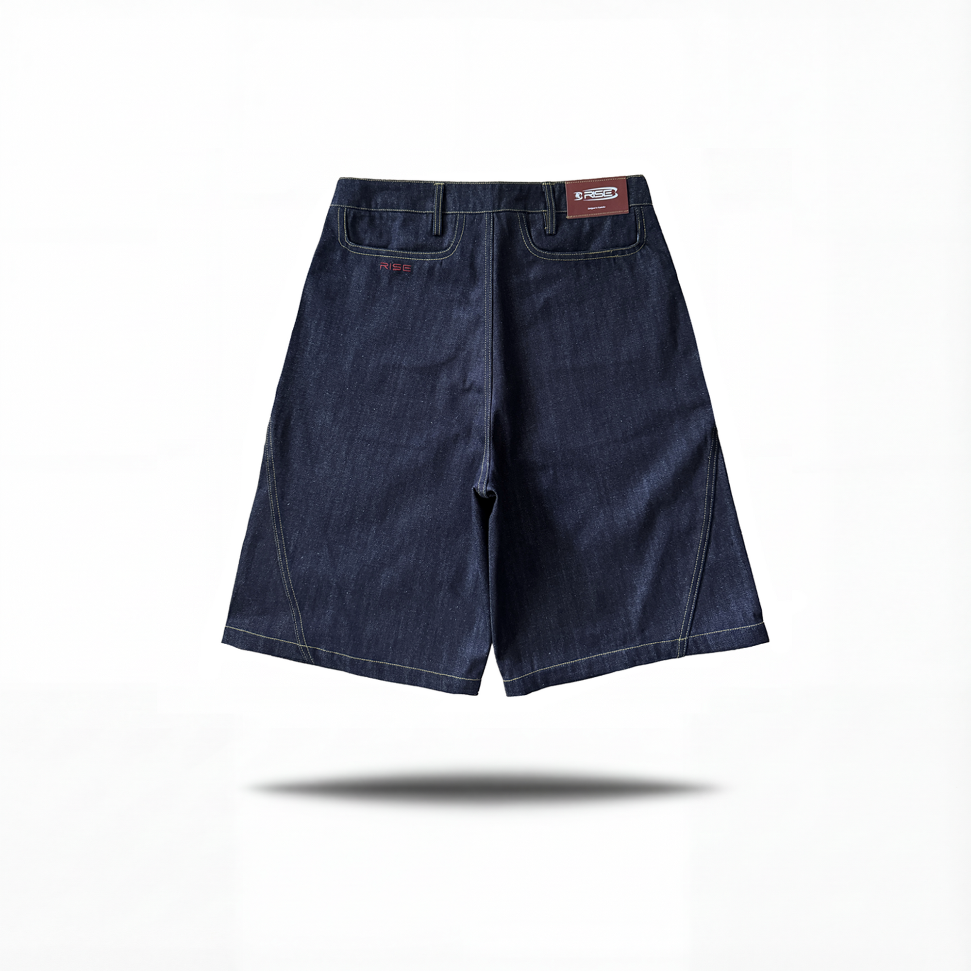 Raw Denim Jorts, Indigo