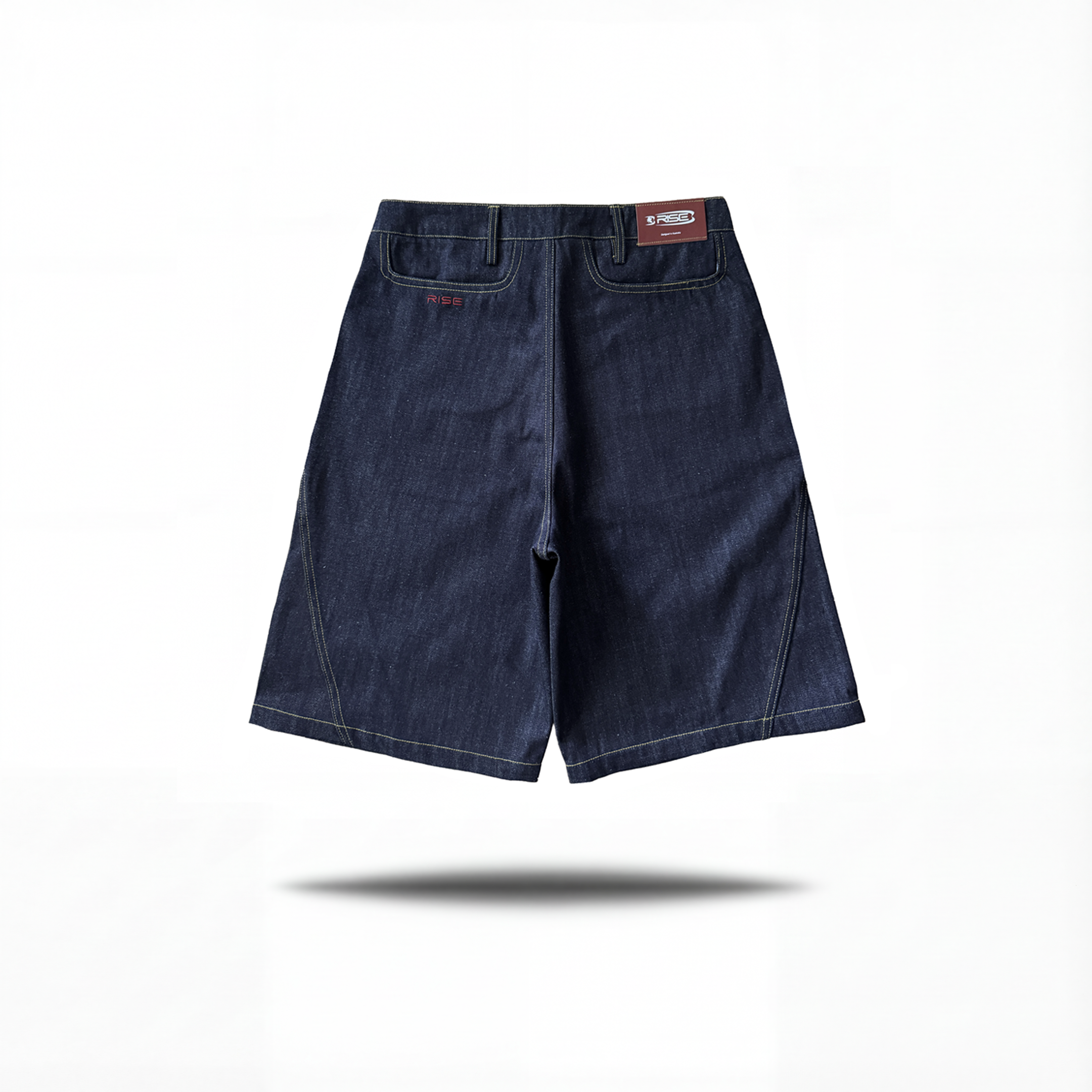 Raw Denim Jorts, Indigo