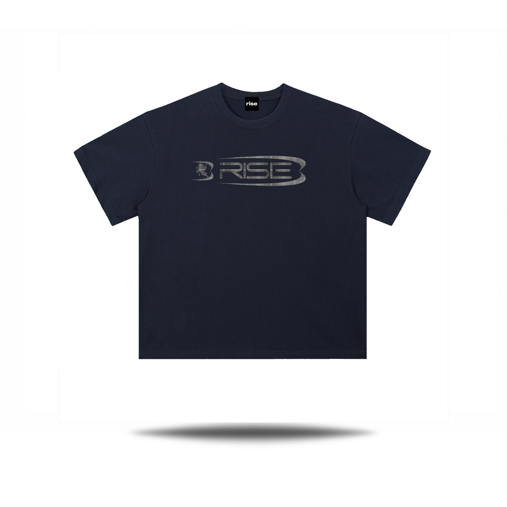 Plaid Tee, Navy