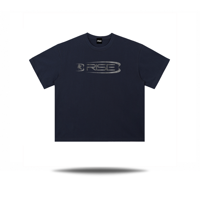 Plaid Tee, Navy