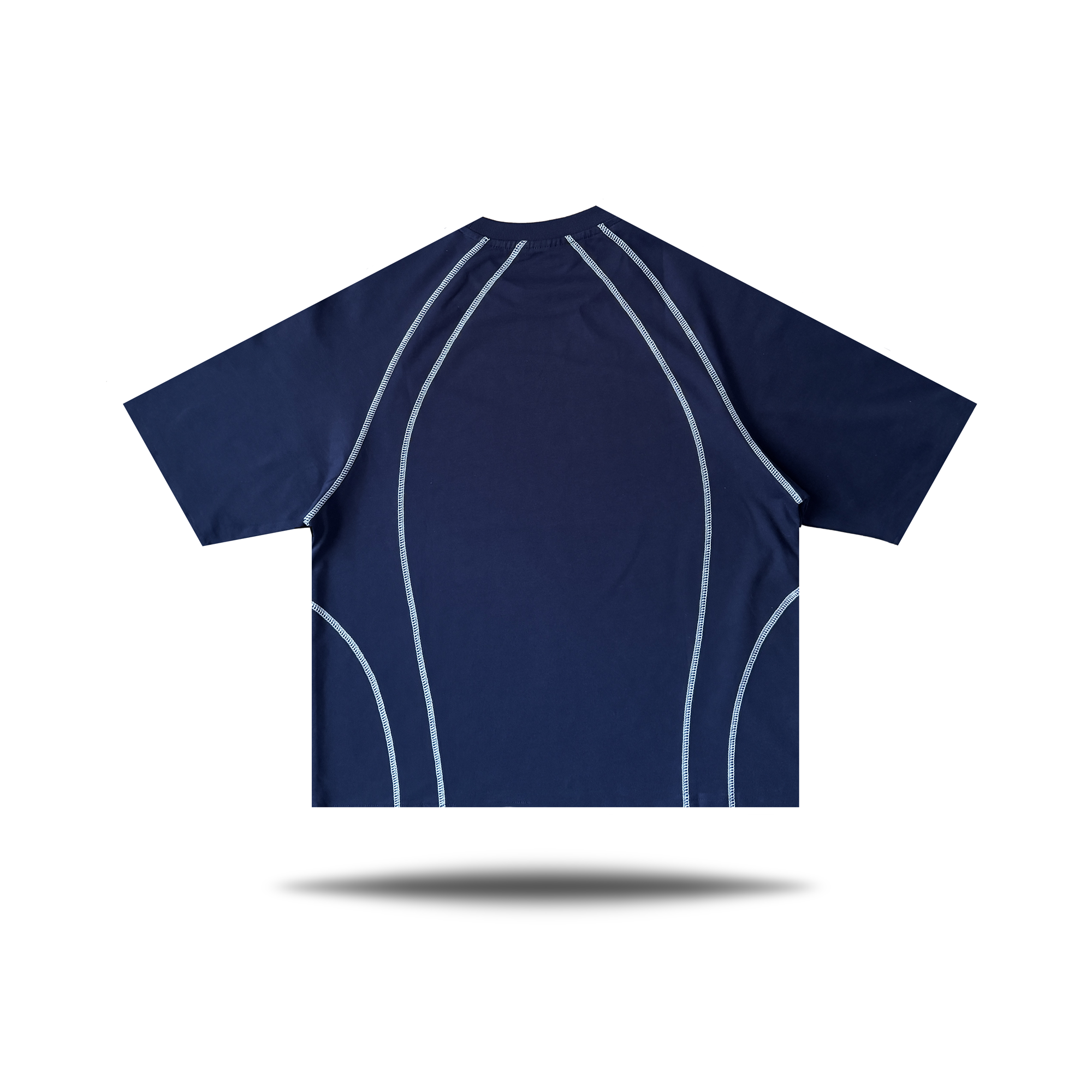 Contrast Tee, Navy