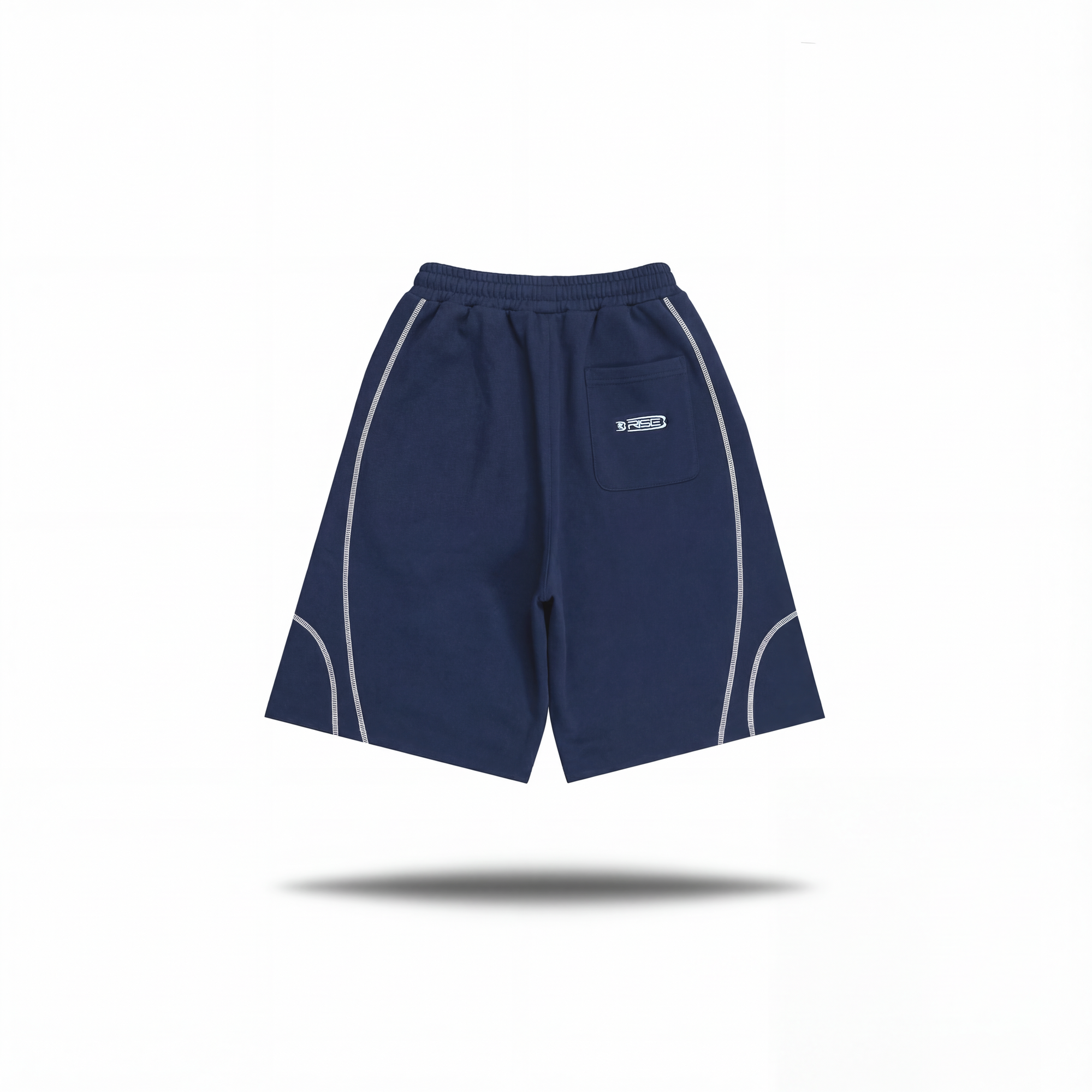 Contrast Shorts, Navy