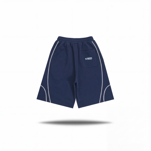 Contrast Shorts, Navy