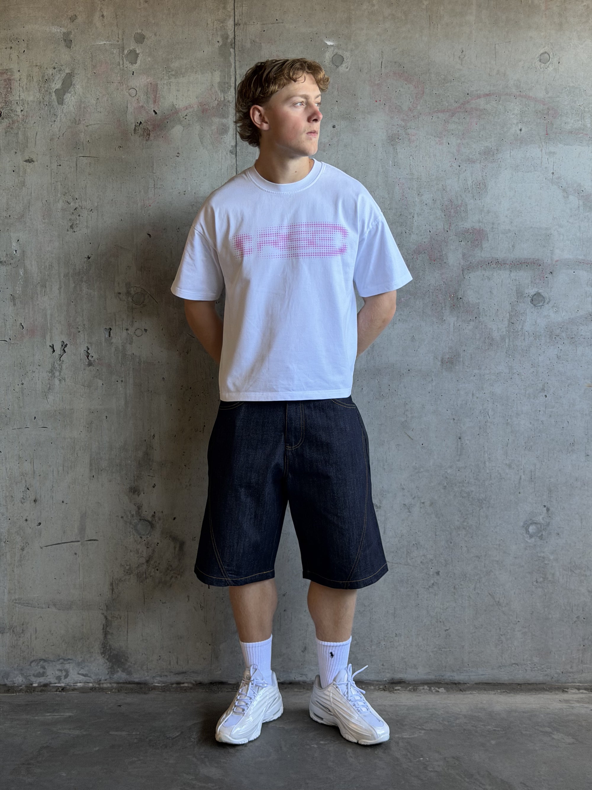 Glitch Tee, Pink