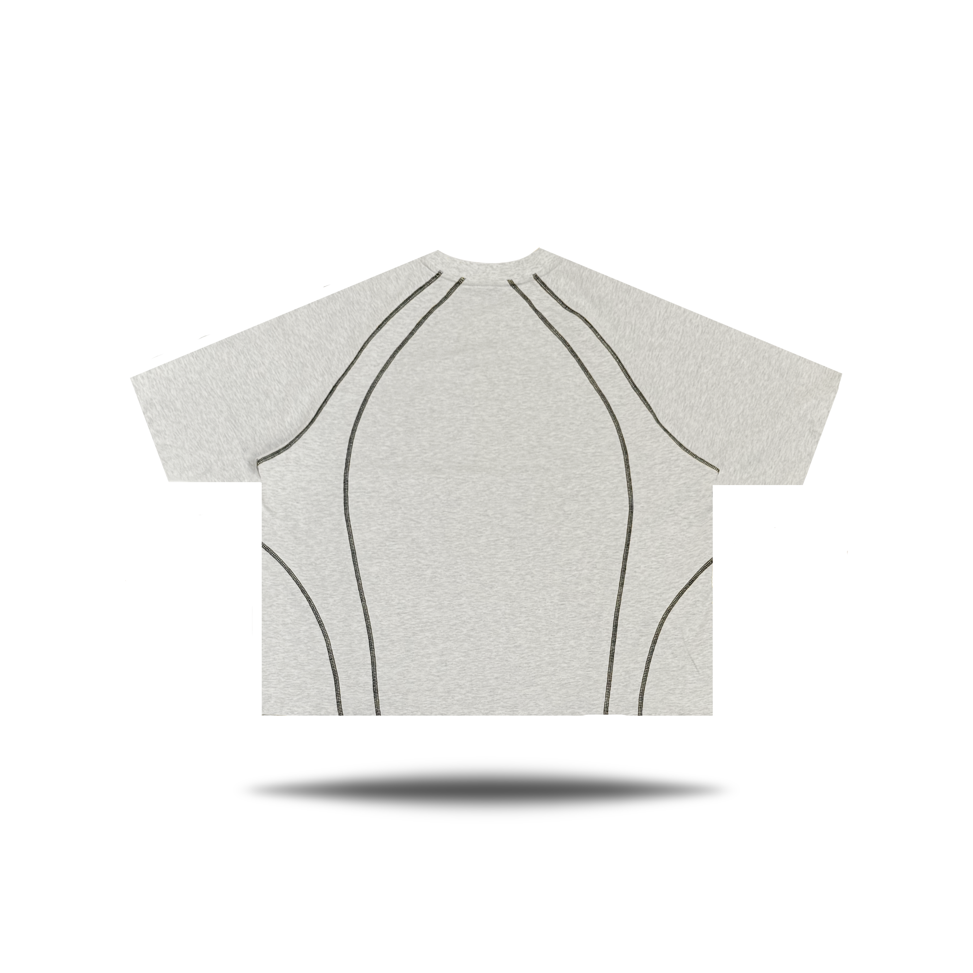 Contrast Tee, Frost Grey