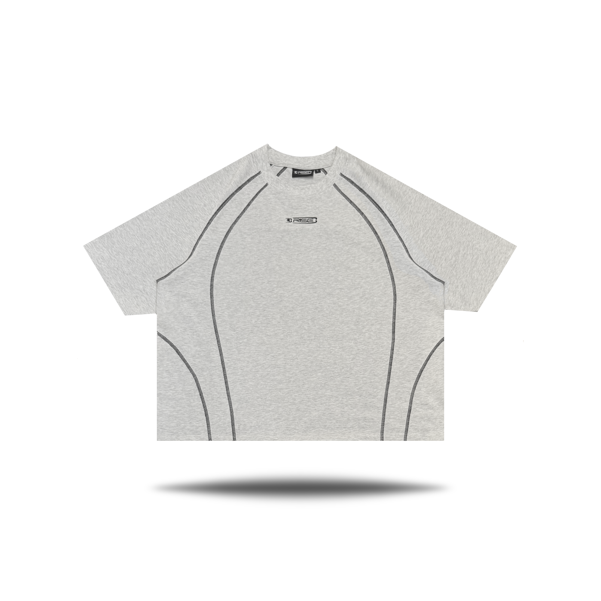 Contrast Tee, Frost Grey