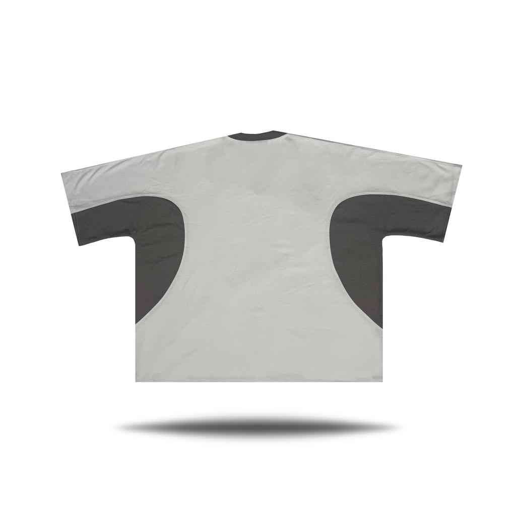 Panel Tee, in White