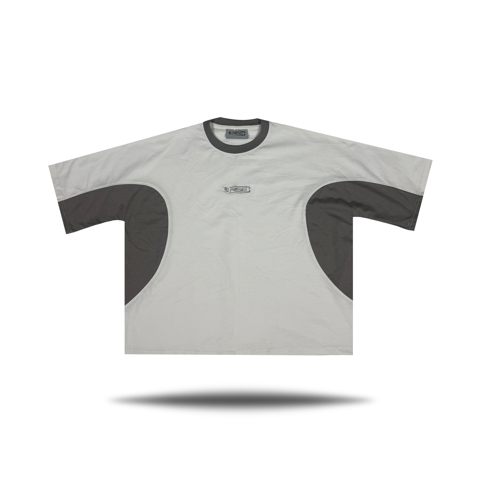 Panel Tee, in White